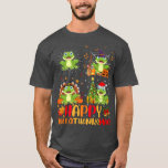 Halloween Thanksgiving Christmas Tree Frog Halloth T-Shirt<br><div class="desc">Halloween Thanksgiving Christmas Tree Frog Hallothanksmas  .</div>