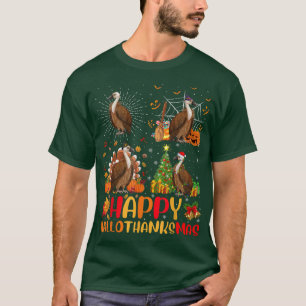 Halloween Thanksgiving Christmas Vulture Bird Hall T-Shirt