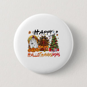 Halloween Thanksgiving Xmas Costume Happy Hallotha 6 Cm Round Badge