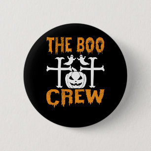 Halloween The Boo Crew Birthday 6 Cm Round Badge