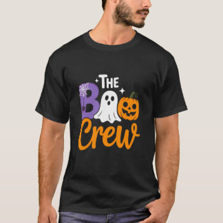 Halloween The Boo Crew Cute Ghost Spooky Family Ma T-Shirt