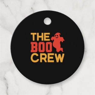 Halloween The Boo Crew Favour Tags