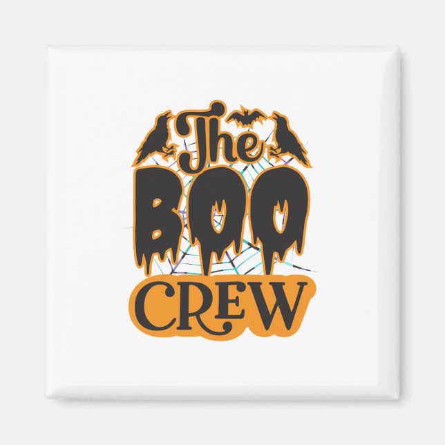 Halloween The Boo Crew Magnet (Front)