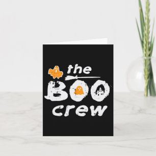 Halloween The Boo Crew Matching Costume Squad Men Card