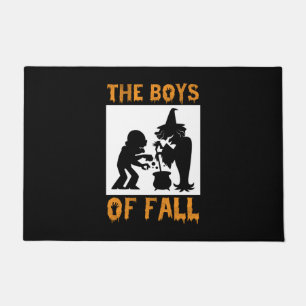 Halloween The Boys Of Fall Birthday Doormat