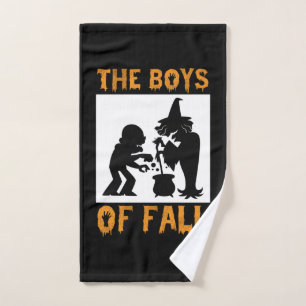 Halloween The Boys Of Fall Birthday Hand Towel