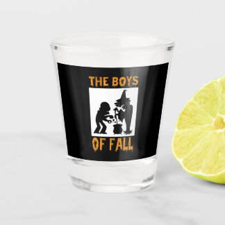 Halloween The Boys Of Fall Birthday Shot Glass