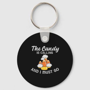 Halloween The Candy Is Calling Birthday Key Ring