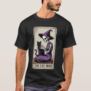 Halloween The Cat Mum Mamma Crazy Cats Lady Girls T-Shirt