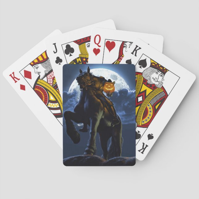 Halloween - The Headless Horseman Playing cards (Back)