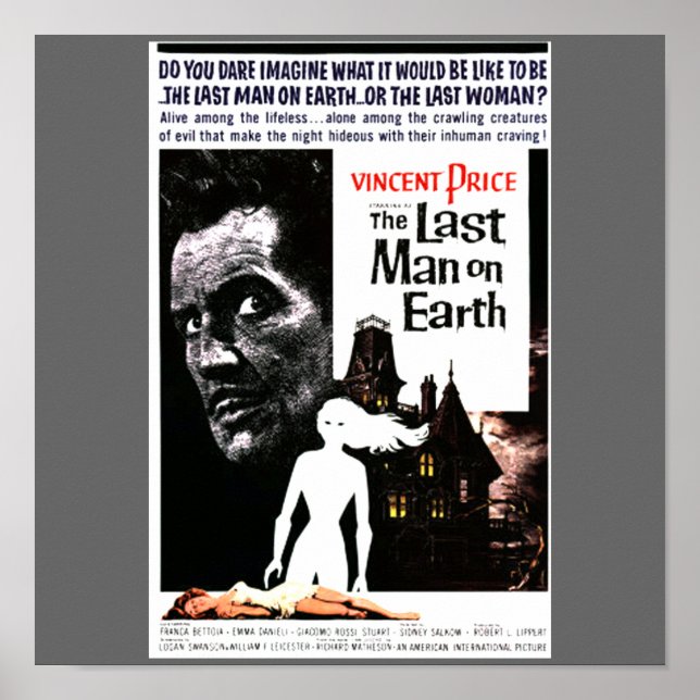 Halloween "The Last Man on Earth" Movie Poster (Front)