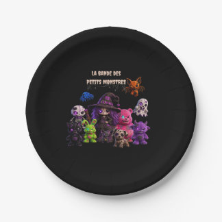 Halloween - The Little Monsters Gang Paper Plate