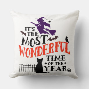 Halloween The Most Wonderful Time Of The Year Cushion