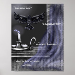 Halloween The Raven Art Print