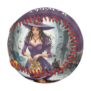 Halloween, The Witch's Midnight Brew Baseball