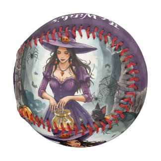 Halloween, The Witch's Midnight Brew Baseball