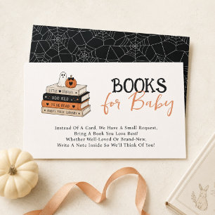 Halloween Theme A Little Boo Books for Baby Enclosure Card