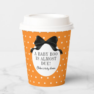 Halloween Theme Baby Boo Shower Paper Cups