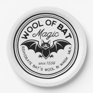 Halloween Theme Paper Plate