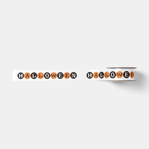 Halloween theme satin ribbon