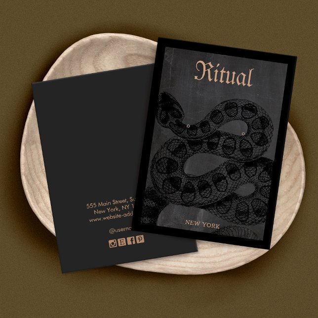 Halloween Theme Snake Earring Display Card (Creator Uploaded)