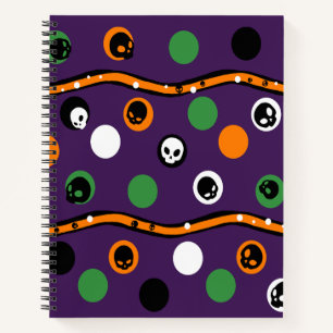 Halloween Theme Spiral Notebook