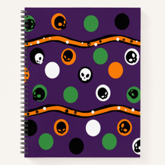 Halloween Theme Spiral Notebook