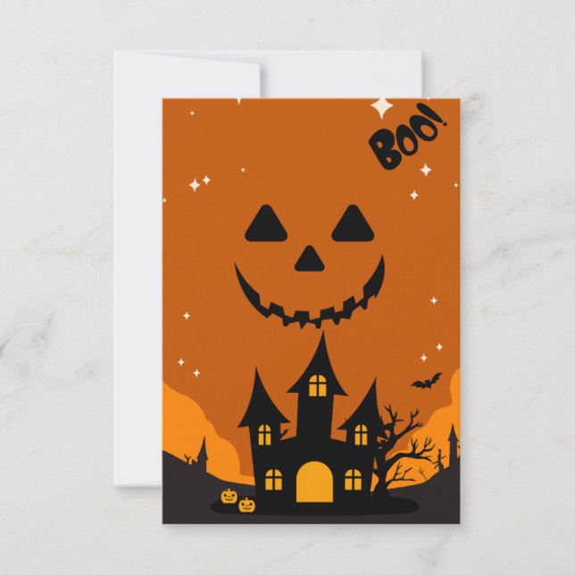 Halloween Themed Baby Shower Invite (Front)