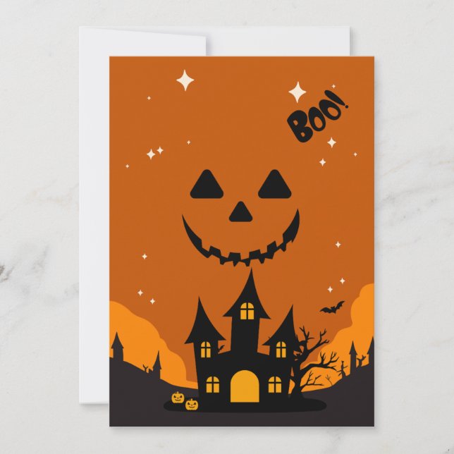 Halloween Themed Baby Shower Invite (Front)