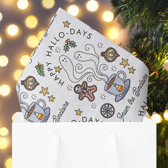 Halloween Themed Christmas Holiday Tissue Paper (Creator Uploaded)