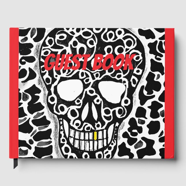 Halloween themed Guest Book  (Front)