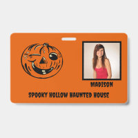 Halloween Themed Haunted House Photo 