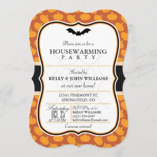 Halloween themed Housewarming Party Invitation