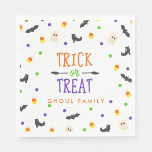 Halloween themed party costume party spooky napkin