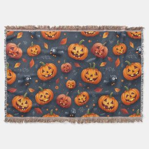 Halloween-themed Throw Blanket
