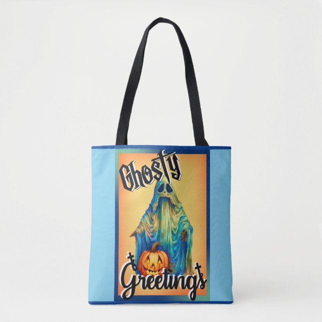 Halloween Themed Tote Bag (Front)