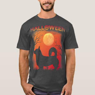 Halloween Themed Vintage Style Welsh Corgi Hallowe T-Shirt