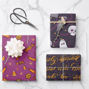 Halloween Themed Wrapping Sheets