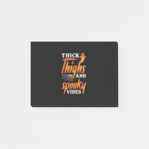 Halloween Thick Thighs And Spooky Vibes Post-it Notes