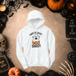 Halloween This Is Just Boo Sheet, Funny Ghost Hoodie