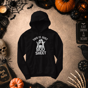 Halloween This Is Just Boo Sheet, Funny Ghost Hoodie
