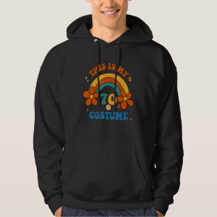 Halloween This is My 70s Costume Gifts Funny Groov Hoodie