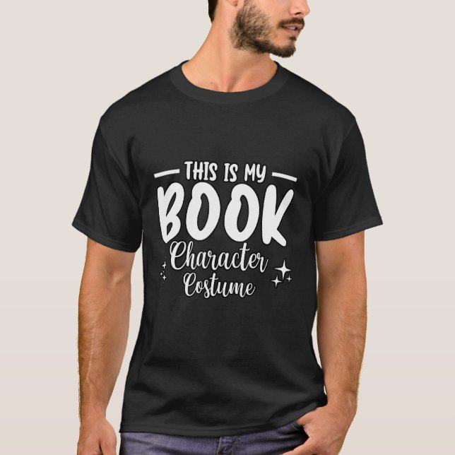 Halloween This Is My Book Character Costume Bookwo T-Shirt (Front)