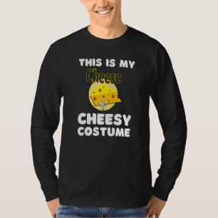 Halloween This Is My Cheesy Costume Cute Mouse T-Shirt