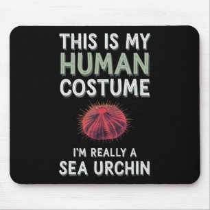 Halloween This Is My Human Costume I'm Really A Se Mouse Pad