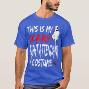 Halloween This Is My Scary Flight Attendant Costum T-Shirt