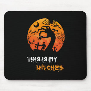 Halloween This Is My Witches Birthday Mouse Pad