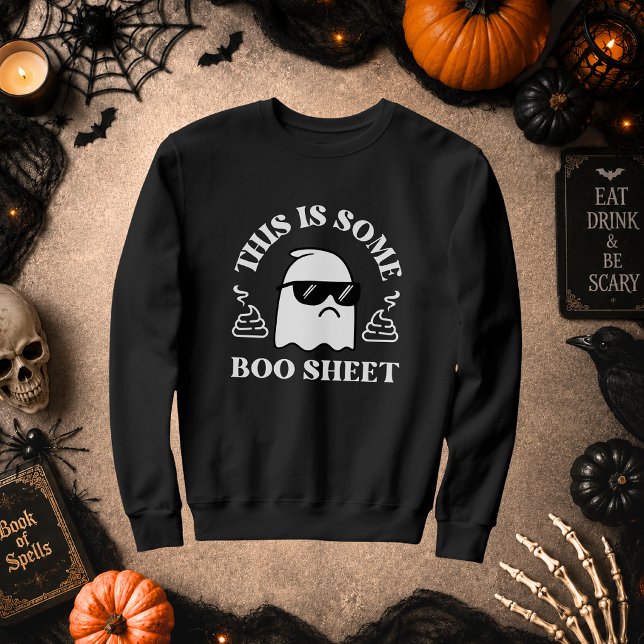 Halloween This Is Some Boo Sheet, Funny Ghost  Sweatshirt (Creator Uploaded)