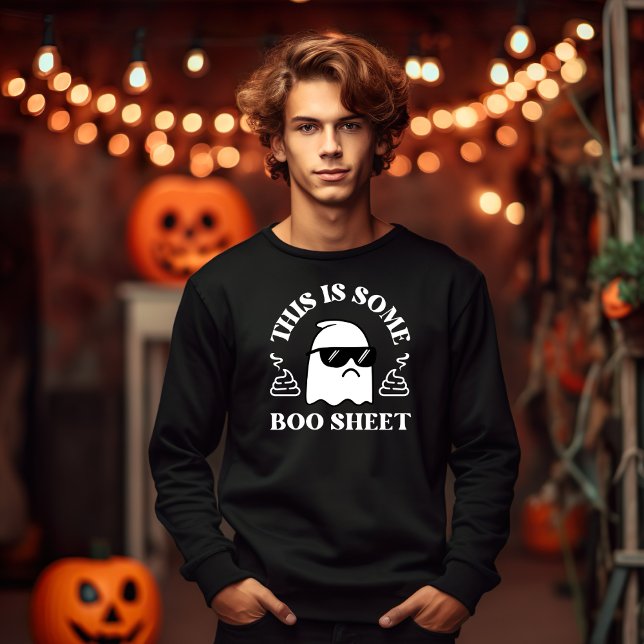 Halloween This Is Some Boo Sheet, Funny Ghost  Sweatshirt (Creator Uploaded)