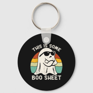 Halloween This is Some Boo Sheet Key Ring